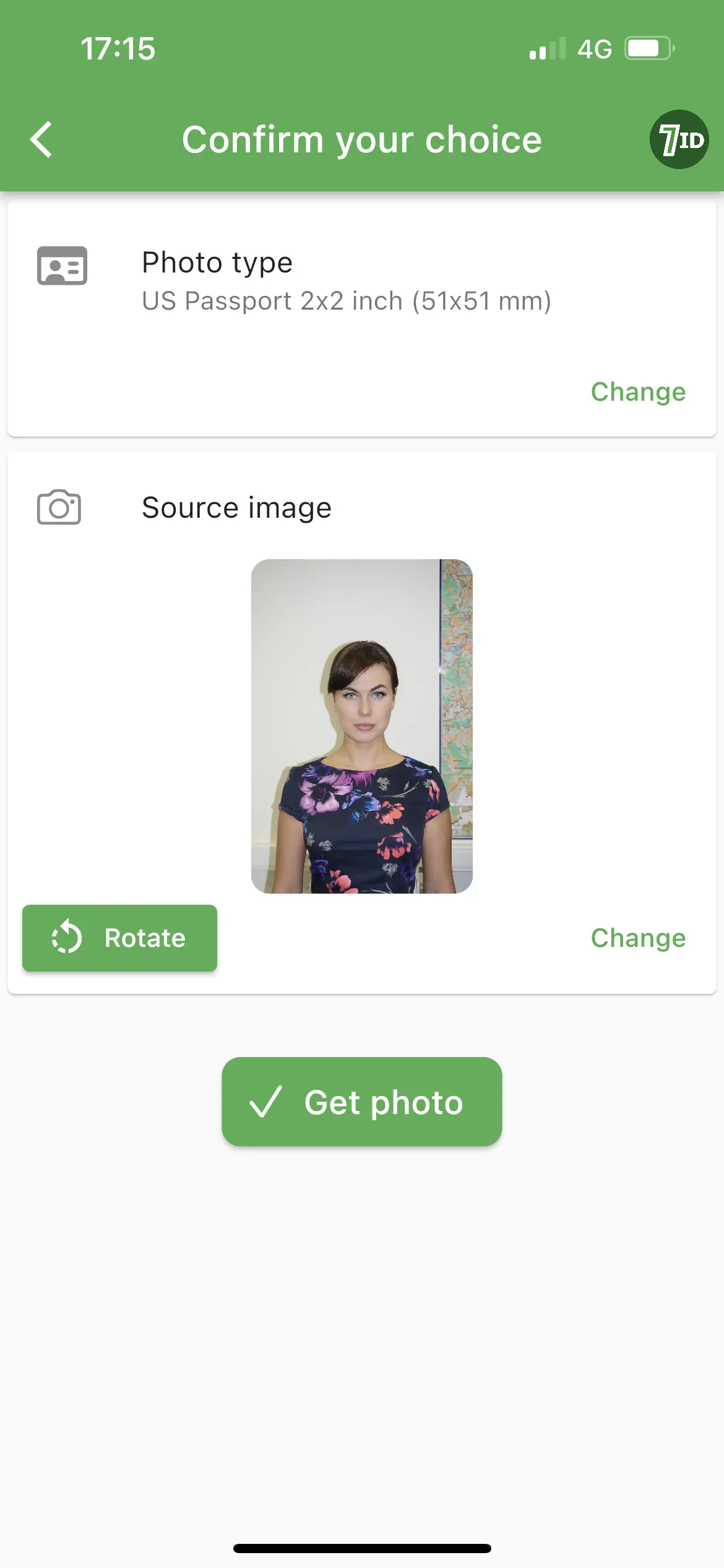 7ID App: Passport Photo Maker